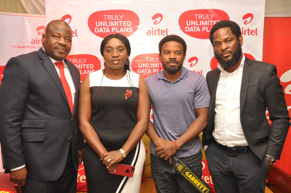 Airtel Nigeria,Oladokun Oye, Veronica Onoja, Gabriel Afolayan, Enitan Denloye,Unlimited Home Broadband
