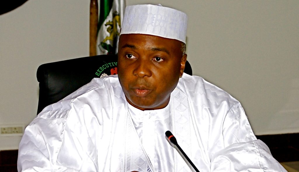 Bukola Saraki, Nigerian Senate, Bayero Agabi