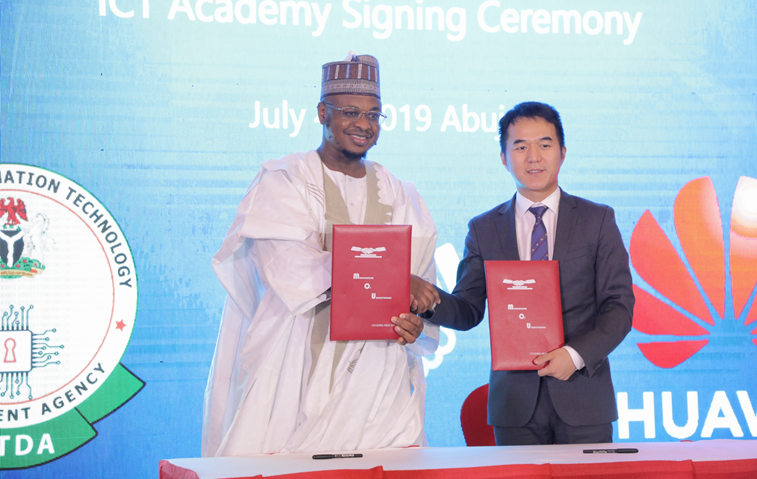 Huawei awards Nigerian Students for excellence, launches 2019 ICT Global Competition Dr. Isa Pantami, Mr. Tank Li