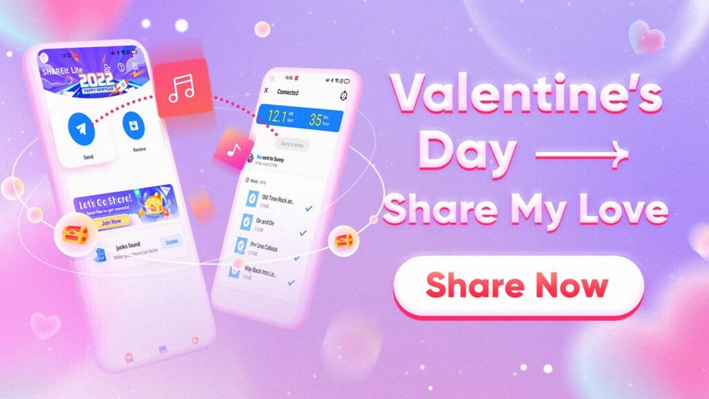 valentine, ShareIT
