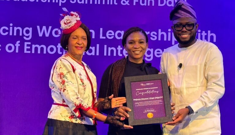 Mojisola Ologe honored as admirable woman in leadership Mojisola Ologe