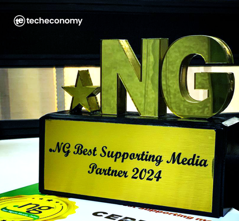 Techeconomy Honoured as NiRA Best Supportive Media Partner at 7th .NG Awards