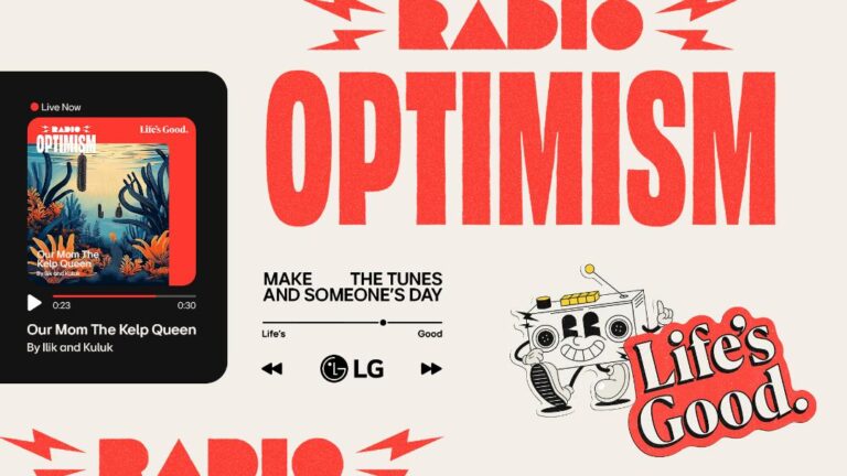 LG launches “Radio Optimism” campaign to spread “life’s good” through music