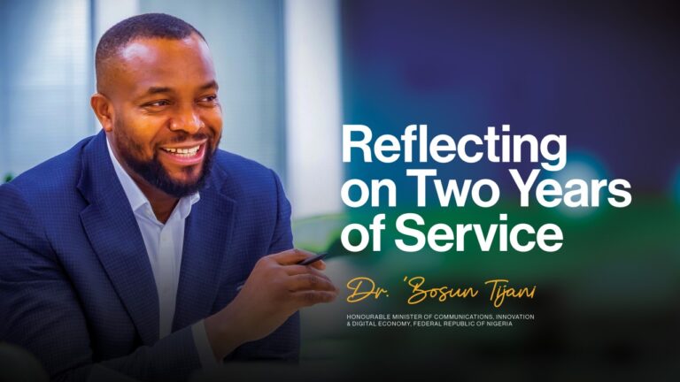 Minister Bosun Tijani celebrates second anniversary, highlights major achievements in digital transformation Bosun Tijani