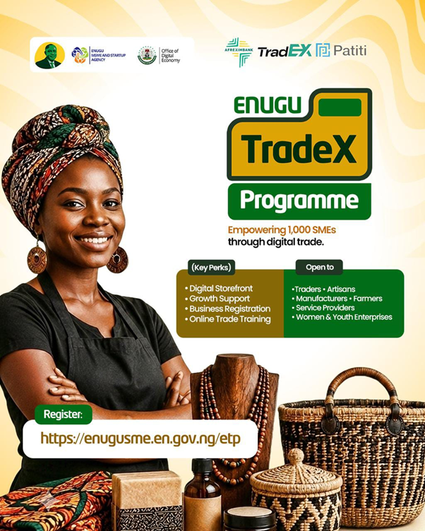 Enugu launches TradEX programme to support 1,000 SMEs with digital trade