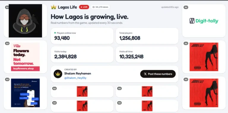 Lagos iife surges past 1 million players within days of launch
