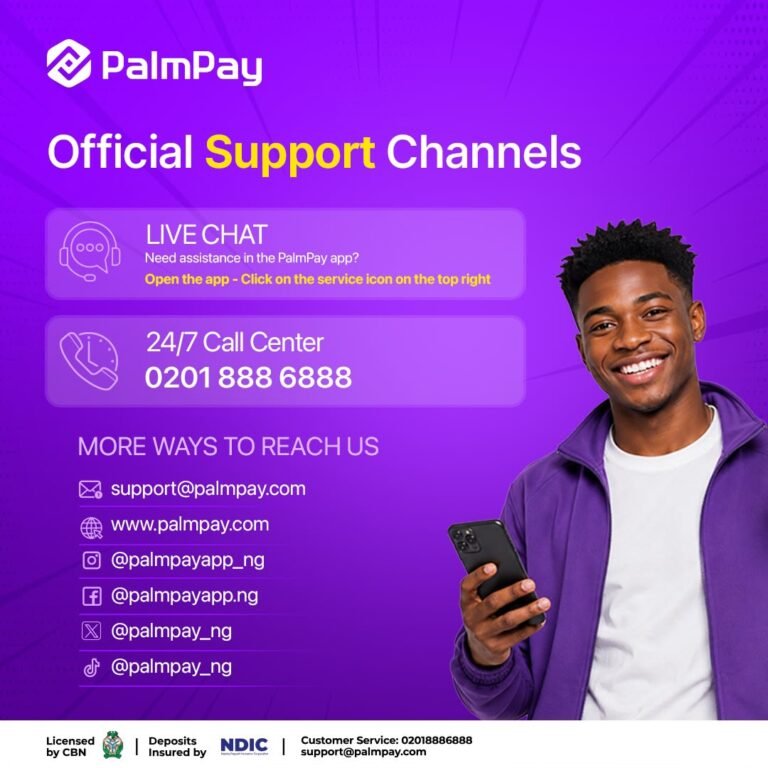 PalmPay reinforces awareness of official support channels as fraud risks evolve